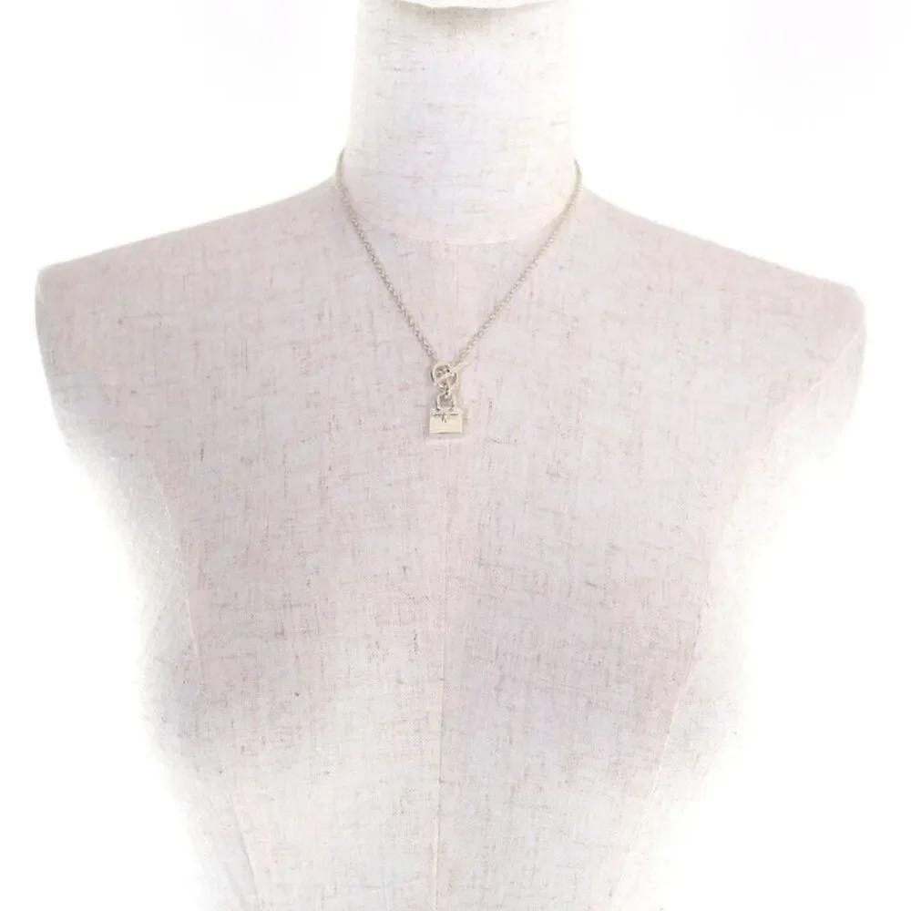 Hermes Birkin Silver 925 Necklace